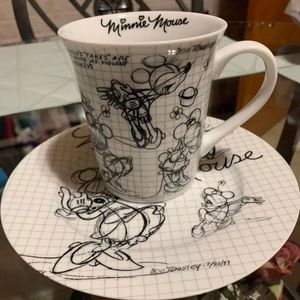 New Minnie Mouse mug and plate set